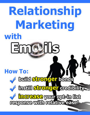 Product picture Relationship Marketing With E-Mails (MRR)